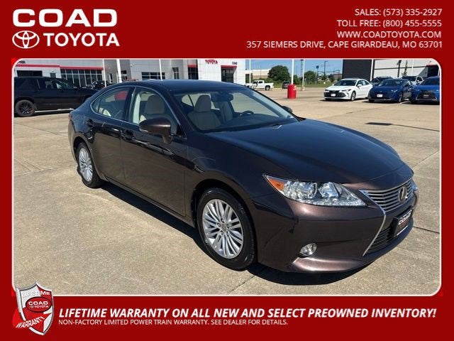 2014 Lexus ES 350 350 in Fire Agate Pearl — front three-quarter view