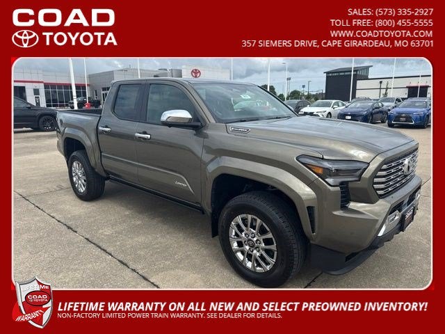 2026 Toyota Tacoma i-FORCE MAX Tacoma Limited in Bronze Oxide — front three-quarter view