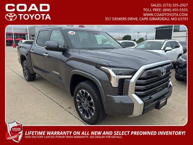 2026 Toyota Tundra Limited in Magnetic Gray Metallic — front three-quarter view