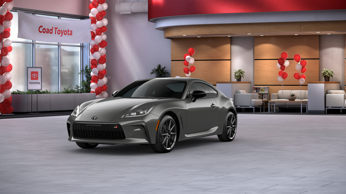 2026 Toyota GR86 Premium MT in Pavement — front three-quarter view